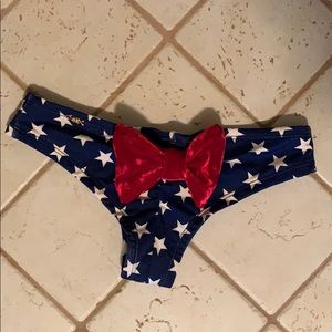 Kandy Wrapper bow-back bikini bottom